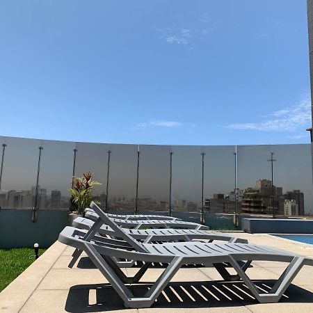 Acogedor Dpto En San Isidro Excelente Vista, Piscina Y Wifi Apartment Lima Luaran gambar