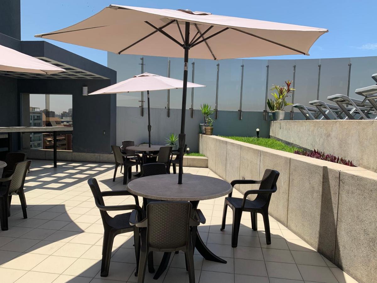 Acogedor Dpto En San Isidro Excelente Vista, Piscina Y Wifi Apartment Lima Luaran gambar